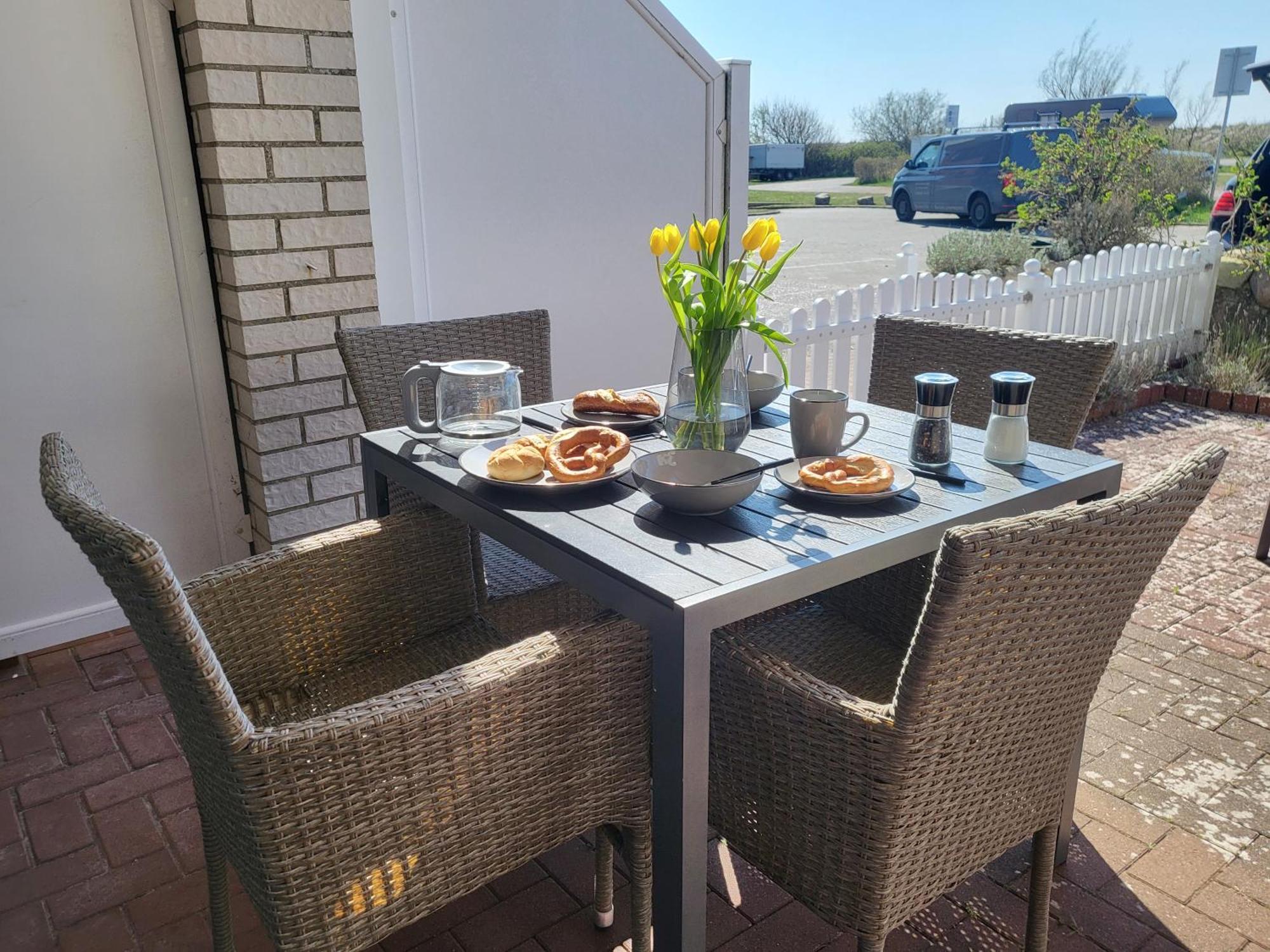 Ferienwohnung Deichglueck - Direkt Am Boehler Sandstrand Sankt Peter-Ording Esterno foto